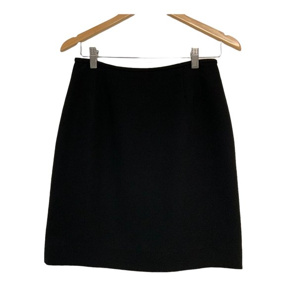 Kasper Skirts Kasper Classic Petite Womens Black Lined Pencil Skirt